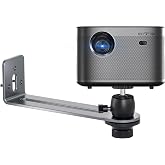 Liboer Universal Projector Wall Mount - 360Adjustable Aluminum Alloy Bracket for Home and Office, with 1/4' Screw
