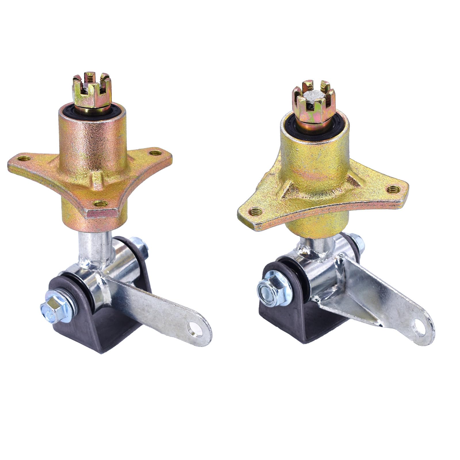 Photo 1 of 6inch Wheel Knuckle Spindle with Wheel Hub Fits for 110cc 168 200F Gokart Buggy Karting ATV UTV Quad Bike