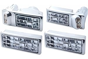C2W KSIDUT Kenworth W900 T600 T800 Chrome AC Dash Vent Complete Set Fits 2002-2005
