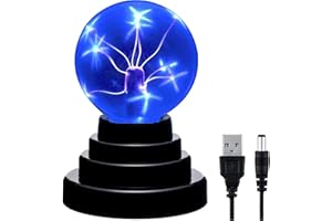 Mornajina USB Plasma Ball Light Magic Touch Sensitive Thunder Lightning