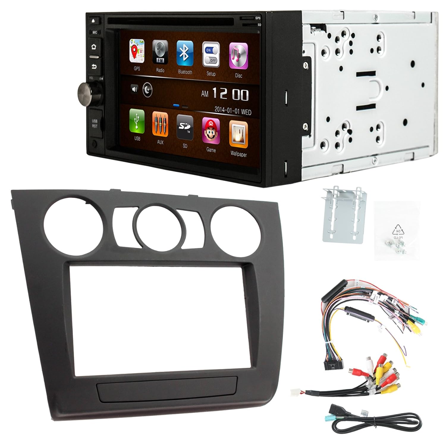 Amazon.com: Otto Navi S-Series DVD GPS Navigation Multimedia Radio and Dash  Kit for BMW 1 Series with Manual Climate: GPS & Navigation