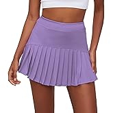 Pleated Tennis Skirt for Women with Pockets High Waisted Athletic Golf Skorts Skirts for Casual Athletic Running