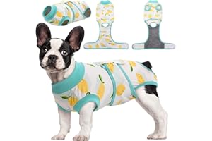 Kuoser Dog Recovery Suit Female, Dog Onesie for Surgery, Female Spay and Male Neuter Onesie for Post-Op Care, Prevent Licking