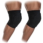McDavid Moisture Wicking HEX Technology Knee Sleeves for Women/Men, Elbows & Shins Protection, Hex Pads