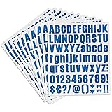 Vinyl Letter Stickers - 10 Sheets, 1 inch
