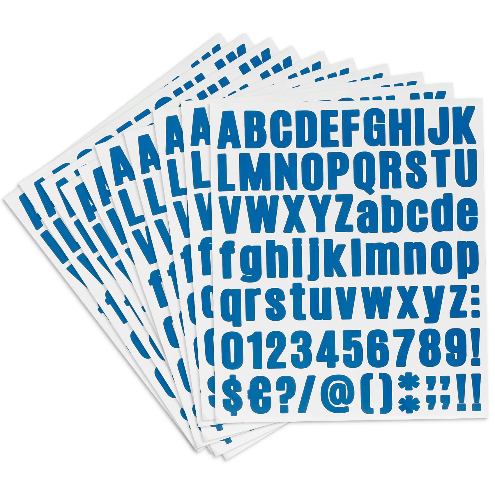 Vinyl Letter Stickers - 10 Sheets, 1 inch