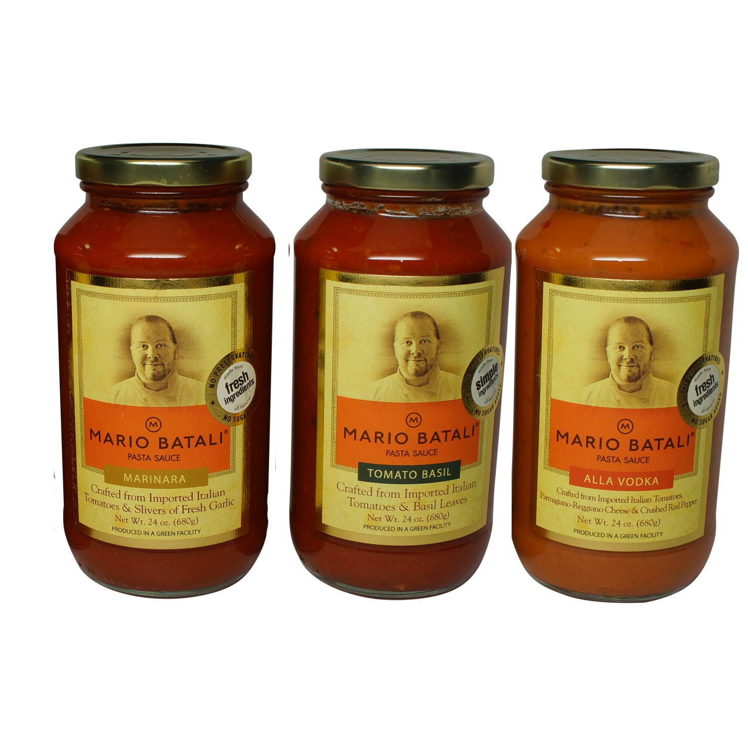 Mario Batali Marinara Sauce 24 oz (3 Pack) Grocery
