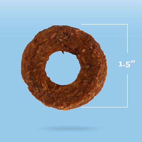 SMARTBONES PROTEIN RINGS WITH REAL SALMON AND CHICKPEAS, 10.5 OZ