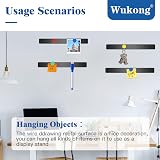 Wukong Magnetic Stainless Black Boards Strips Pack of 4 30x3 cm Adhesive view 7