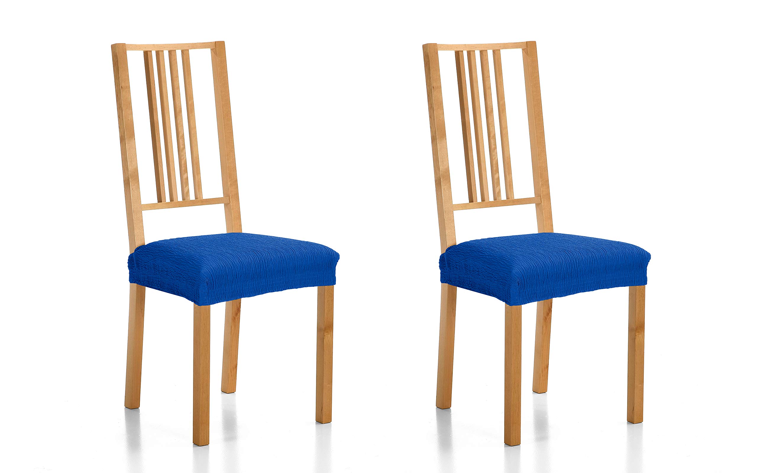 Martina Home Emilia Pack of Fabric Seat Covers 24x30x6 cm Electric Blue