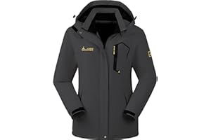 BOWOXO Waterproof Warm Winter Snow Coat for Women Ski Jacket for Snowboarding Hiking