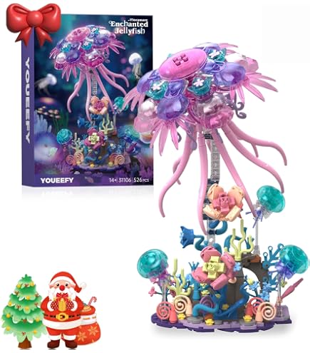 Amazon.com: youeefy Enchanted Jellyfish Building Kit with