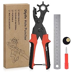 Diyife® Leather Hole Puncher, Full Set Punch Tool