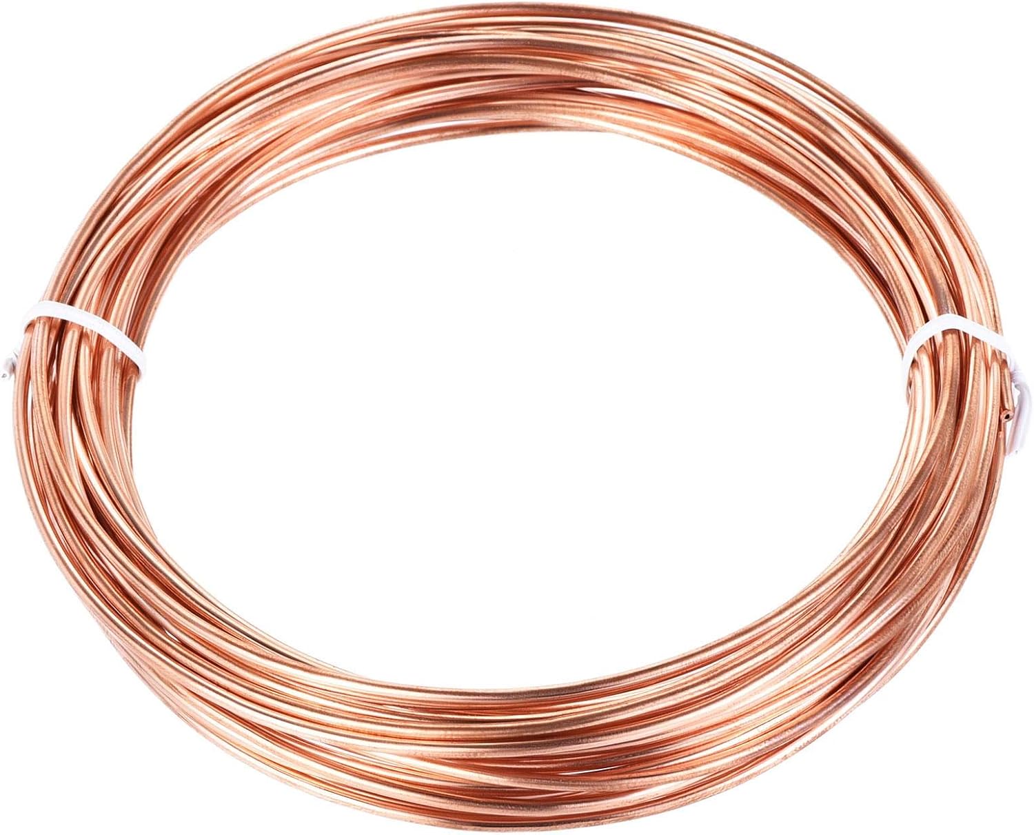 sourcing map Refrigeration Tubing 2mm OD x 1mm ID x 24.5Ft Length Copper Tubing Coil