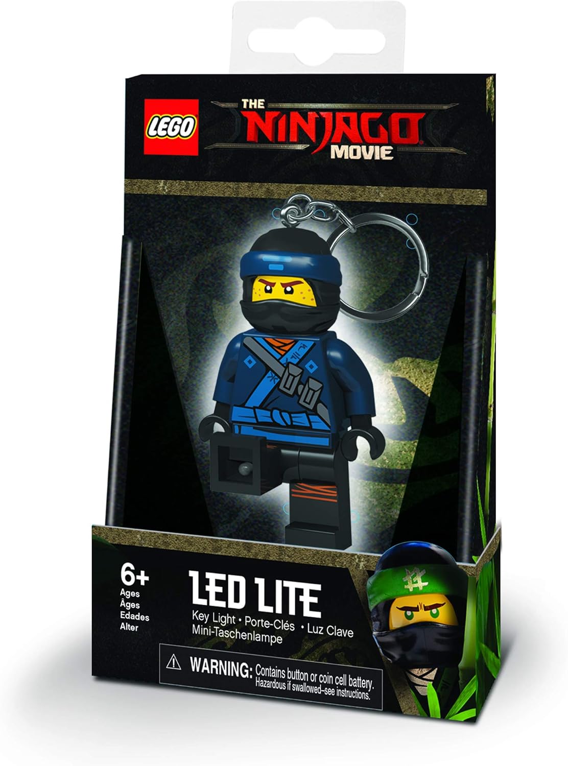 LEGO – Llavero luminoso Ninjago Jay, lgke108j , color/modelo surtido