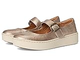Born Women's Mira MJ Mary Jane Flat, Light Gold