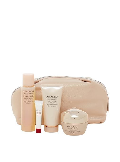 Shiseido Set, Benefiance Wrinkleresist 24, 4tlg. + Kulturbeutel EUR