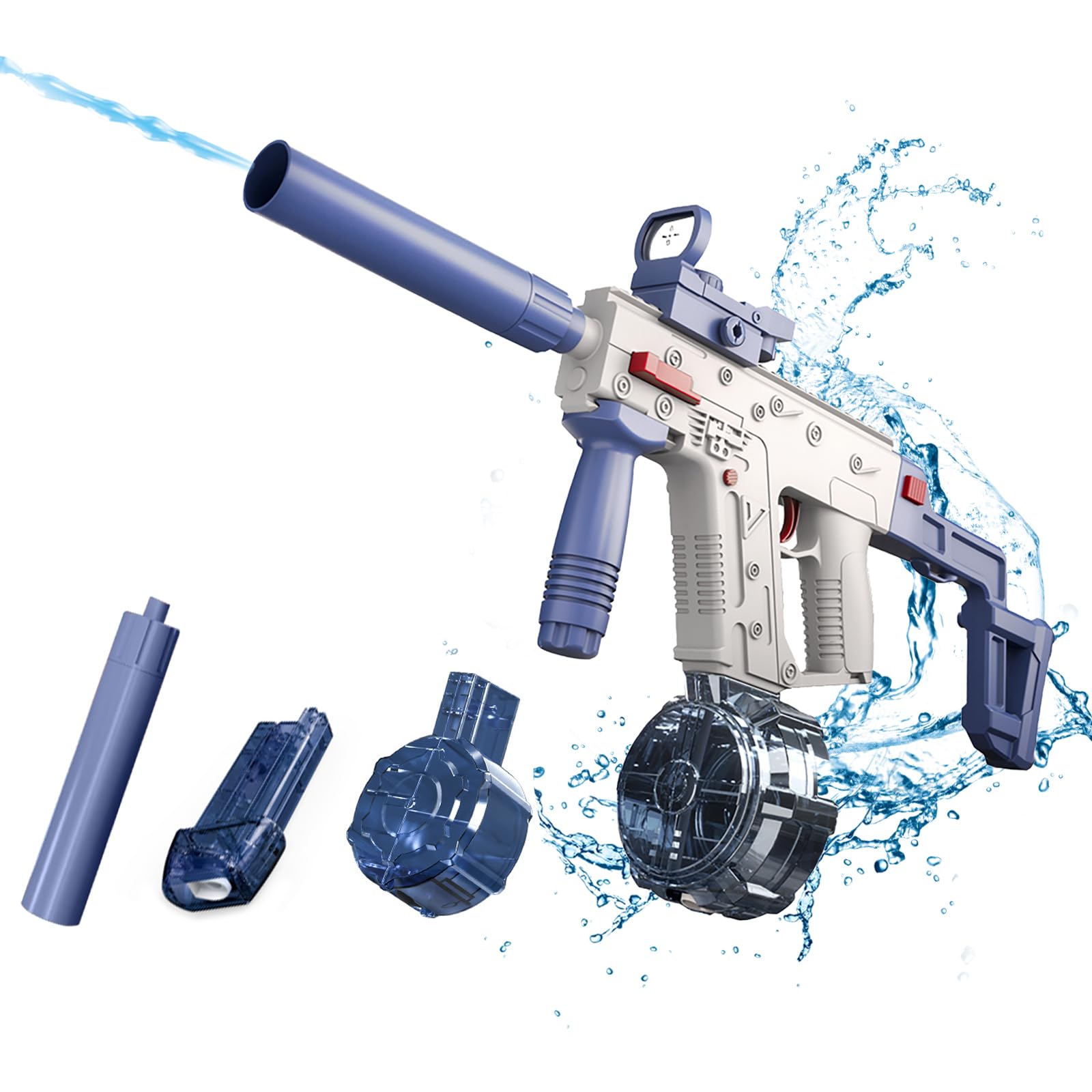 Water Gun Electric for Adults and Children, Automatic Water Gun with Long Range, Water Guns Water Spray Guns Large Capacity Summer Toys