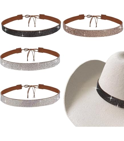 9494 6 Pack Western Cowboy Hats With Rhinestone Tassel Bands Adjustable 6744 6 Pack Western Cowboy Hats With Rhinestone Tassel Bands  main image 4