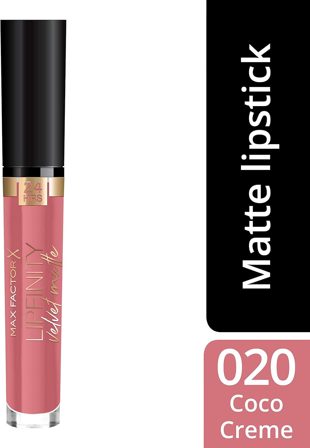 Max Factor Lipfinity Velvet Matte Lipstick, Coco Crème - 3.5 ml, Coco Creme, 3.5 ml (Pack of 1) - Image 4