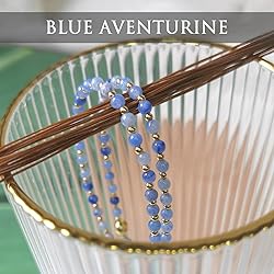 Morchic Blue Aventurine Natural Gemstone Adjustable
