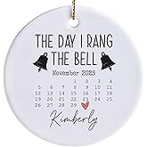 End of Chemo Ornament, Cancer Survivor Gift, Ring The Bell Keepsake, Cancer Recovery Gift