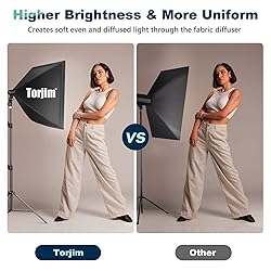 Torjim Softbox Photography Lighting Kit, 2Pcs 27" x