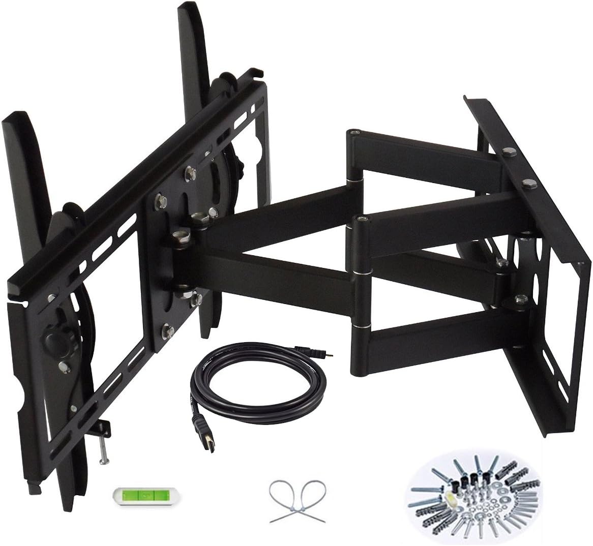 HALATION Universal TV Wall Mount Bracket For 22-75"(26 32 39 40 42 46 50 55 60 65 70 75")LED LCD 3D Plasma TV, with a Free 40" HDMI Cable