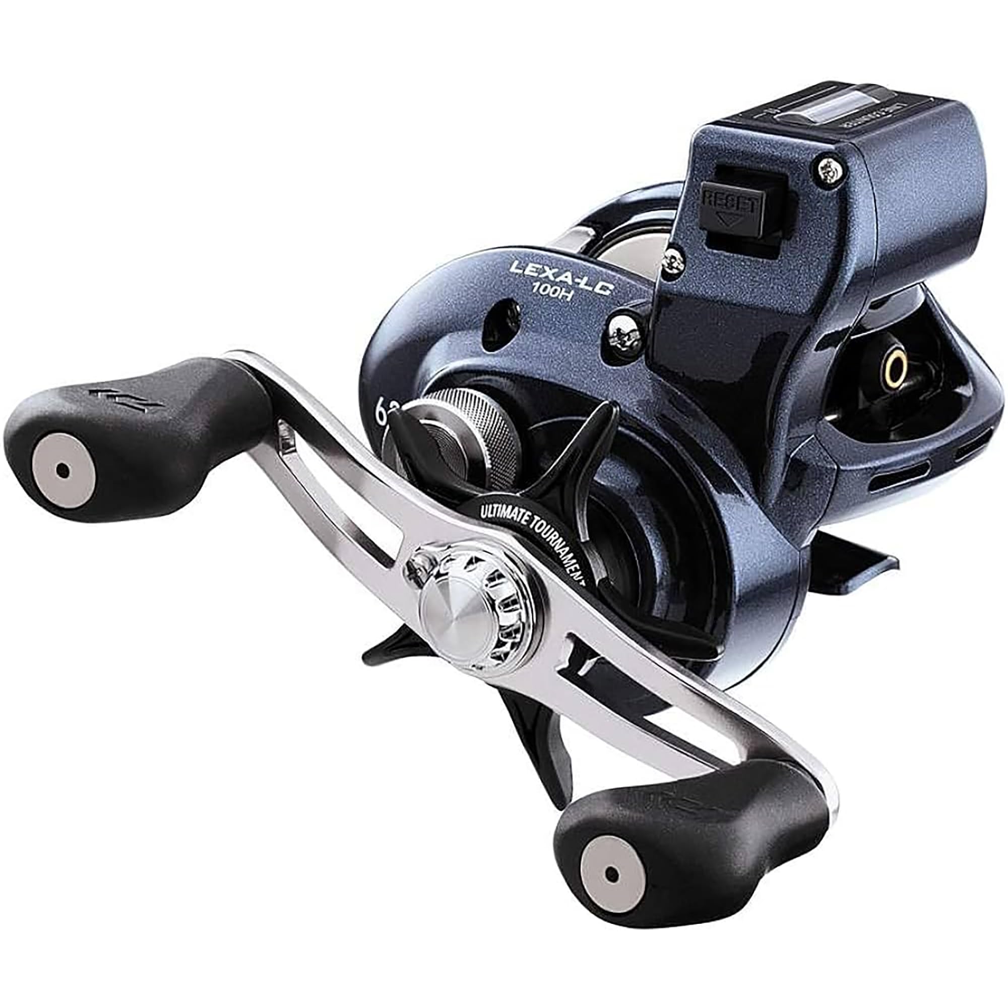 Photo 1 of Daiwa Reels Line Counter LEXA-LC400H Lexa 400Linecounter Baitcasting Reel, Large, Blue