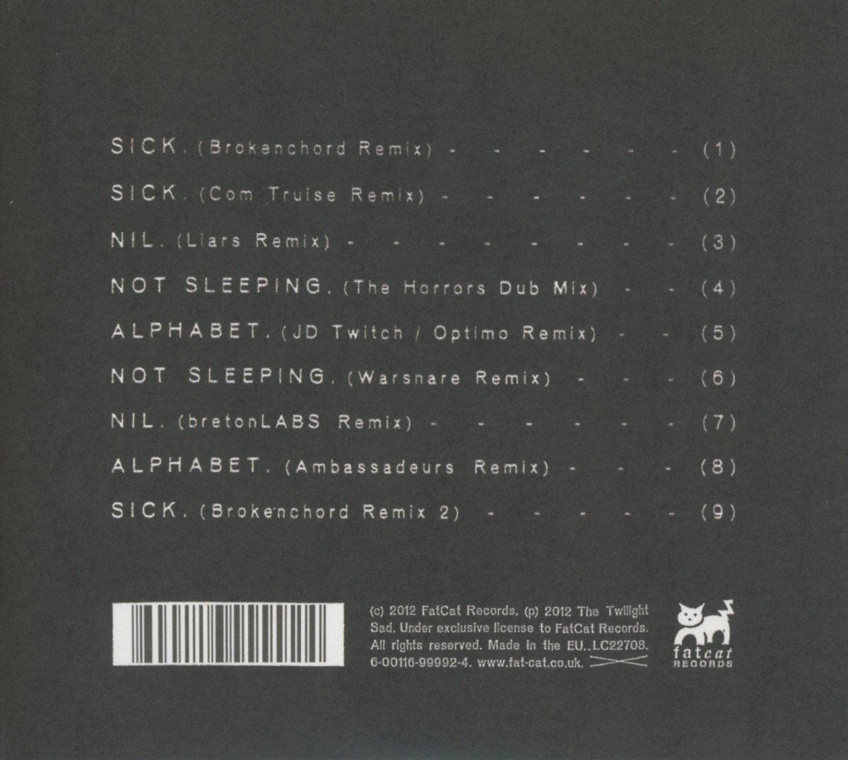 No One Can Ever Know The Remixes The Twilight Sad Amazon De Musik amazon de