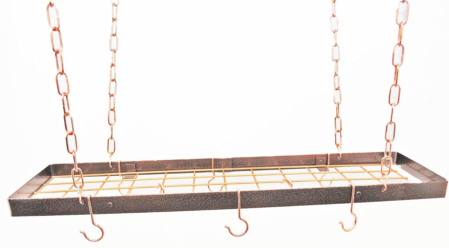 Best rogar black rectangular pot rack