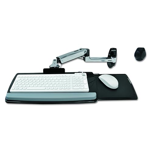 PRO SIGNAL Desk Monitor Arm with VESA Mount & Keyboard Tray Amazon.co