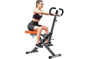 SogesPower Squat Machine for Home Gym, Squat Rowing Machine with Adjustable Resistance and Optional Full Motion, Squat Assist Trainer for Glutes & Legs Workout, Up to 330lbs