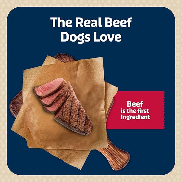 BLUE BUFFALO BITS SOFT DOG TREATS FOR TRAINING, MADE WITH NATURAL INGREDIENTS & ENHANCED WITH DHA, BEEF RECIPE, 19-OZ BAG