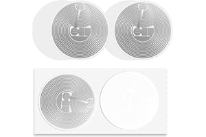 10pcs NFC 215 Tags Stickers, Ntag215 NFC Stickers iOS NFC 215 Tags 504 Bytes Memory, Rewritable NFC Tags with Adhesive for Ho