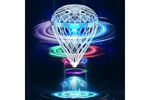 TrysGame Magical Flying Toy,Cool Hover Bouncing Spinner with Motion Control & 3D Flip, USB Rechargeable Flying Toy, for 8 9 10 11 12 Years Old Boys,Girls & Teens (Silver)