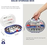 WORKPRO Rotary Tool Accessories Kit 276 pcs 1/8 inch Shank Universal Fitment view 5