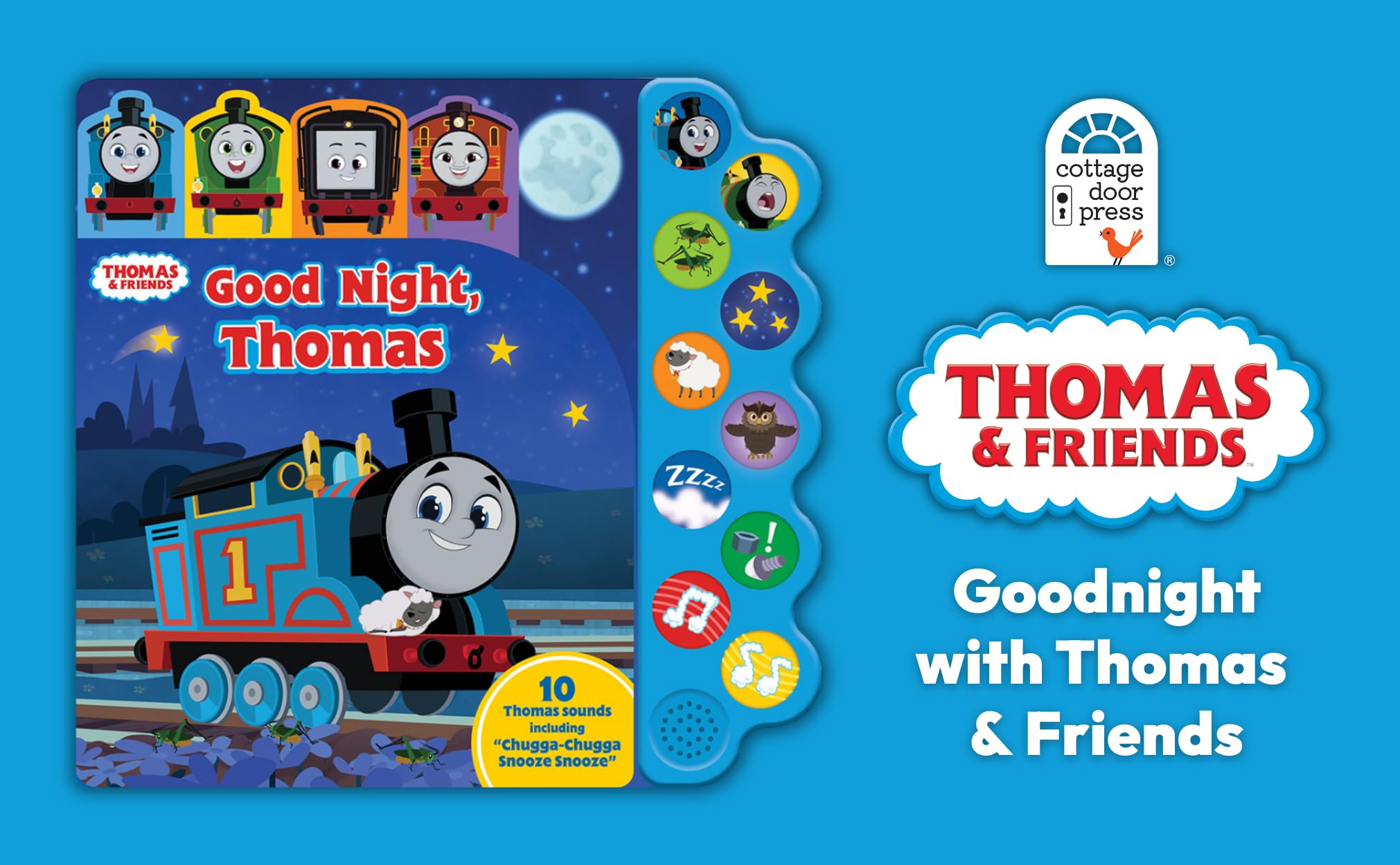 Thomas & Friends: Good Night Thomas (10 Button Sound Book)