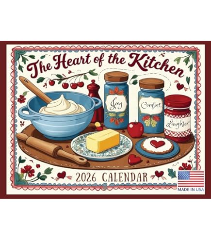 LANG American Kitchen 2024 - Calendario De Pared (24991001891) Multicolor