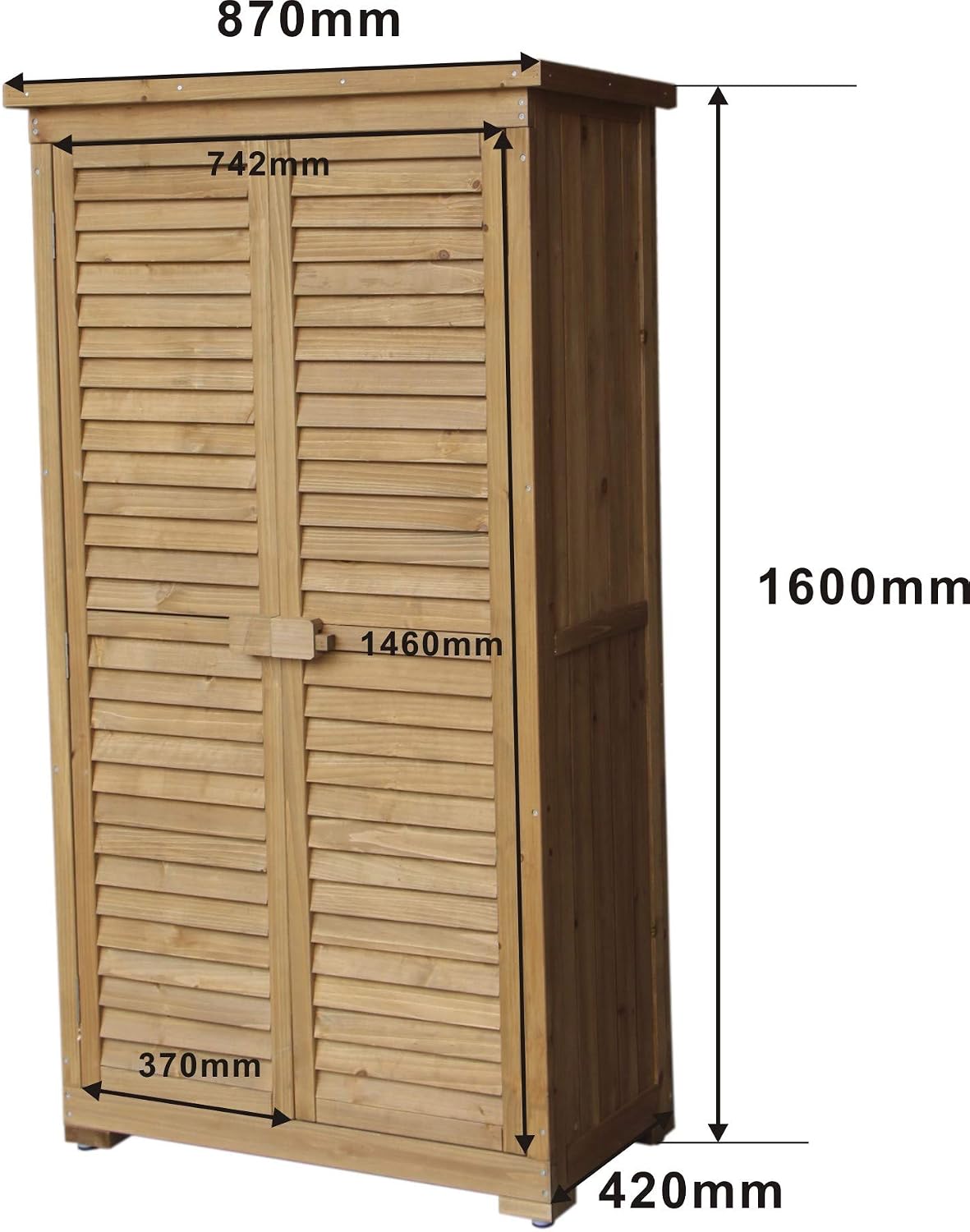 Gardiun KNH1096 - Armario de Madera Cobertizo Exterior Pool ...