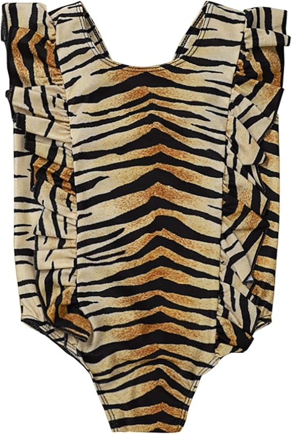 Amazon 女児水着 水着 ガールズ水着 女の子水着 ワンピース ガールズ 子供水着 キッズ ジュニア 子供 女の子 女児 ベビー 赤ちゃん 可愛い スイムウェア スイムウエア キッズ水着 すいぎ ヒョウ柄 こども ラッシュガード 海水浴 プール 温泉用 90 1cm 水着 通販