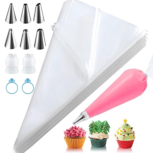 firstake Large Piping Bags 100pcs 16 Inch Disposable Piping Bags