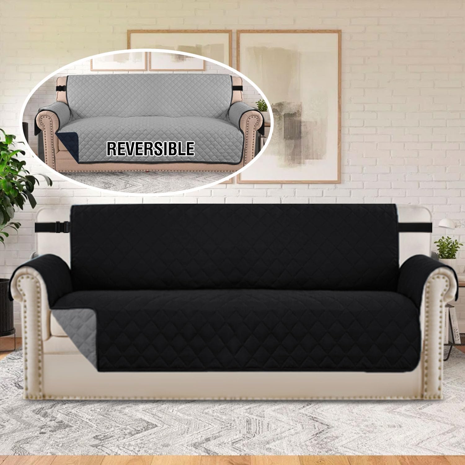 H.VERSAILTEX Reversible Sofa Cover