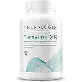 Theralogix TheraLith XR Vitamin & Mineral Supplement - Supports Healthy Urine Chemistry & Calcium Oxalate Levels with Magnesium, Vitamin B6 & Potassium* - NSF Certified - 360 Tablets