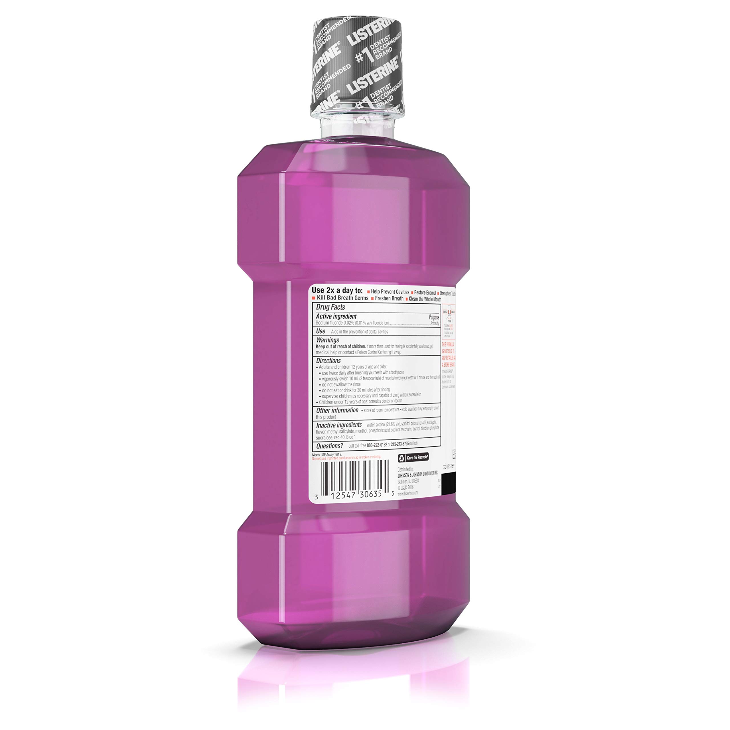 Listerine Total Care Anticavity Mouthwash, 6 Benefit