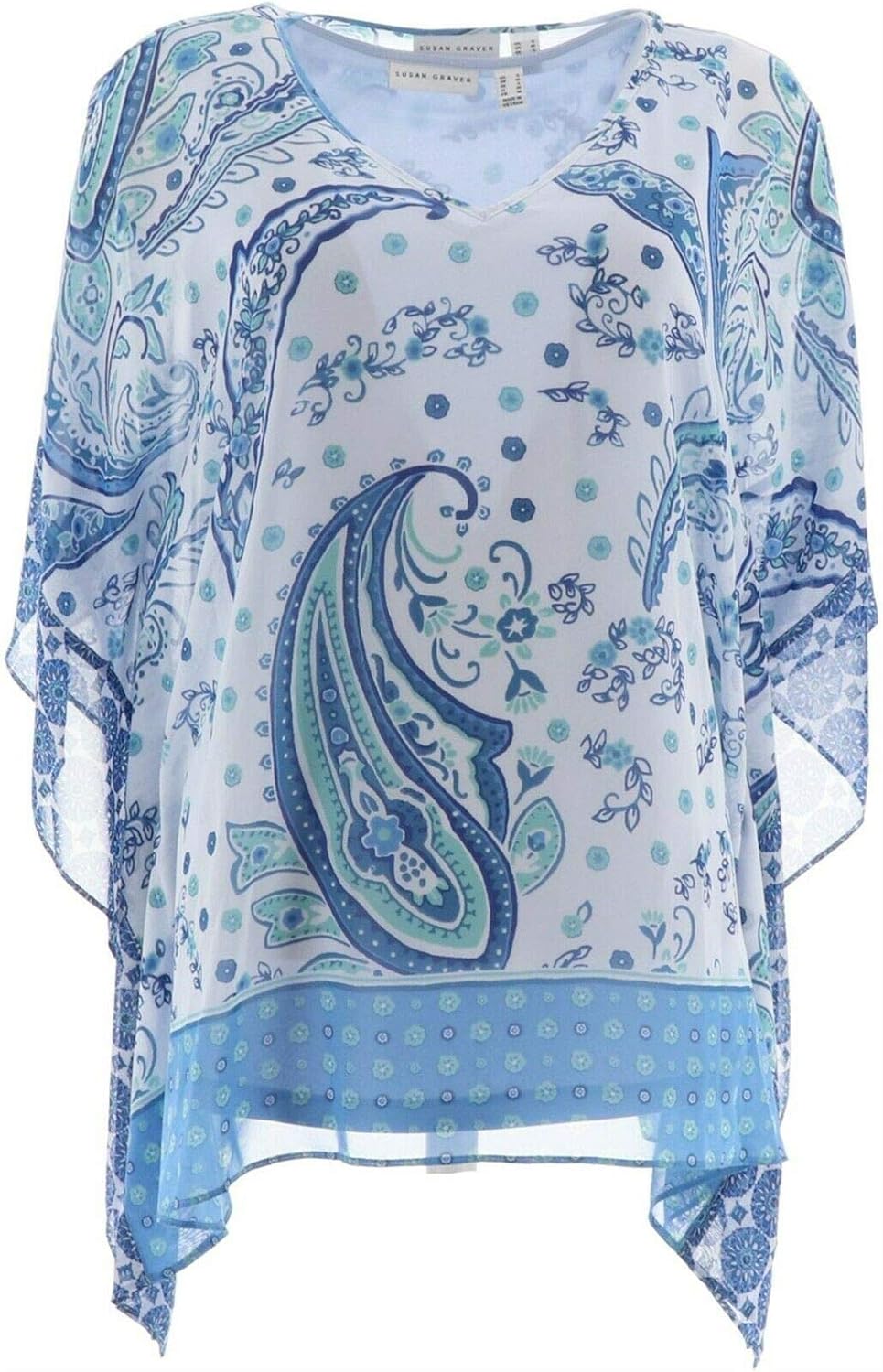 susan graver scarf top