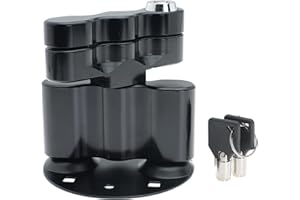 WISDOUR RX-LOX-PM Pack Mount Lock with Keys Locking Pack Mount for RotopaX LOX-PM Fuel Pack or Storage Box and Water Pack Gas Can Mounts and Fuelpax Standard Pack