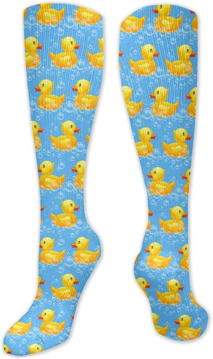 Rubber Duck Compression Socks for Women Men Circulation
