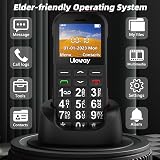 CHAKEYAKE 4G Big Button Senior Phone 1800mAh SOS Flashlight FM Radio Unlocked view 3