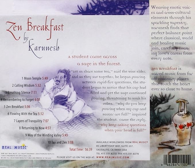 Karunesh Zen Breakfast Karunesh Amazon Ca Music karunesh zen breakfast